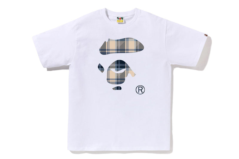 BAPE CHECK APE FACE TEE