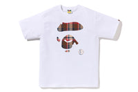 BAPE CHECK APE FACE TEE