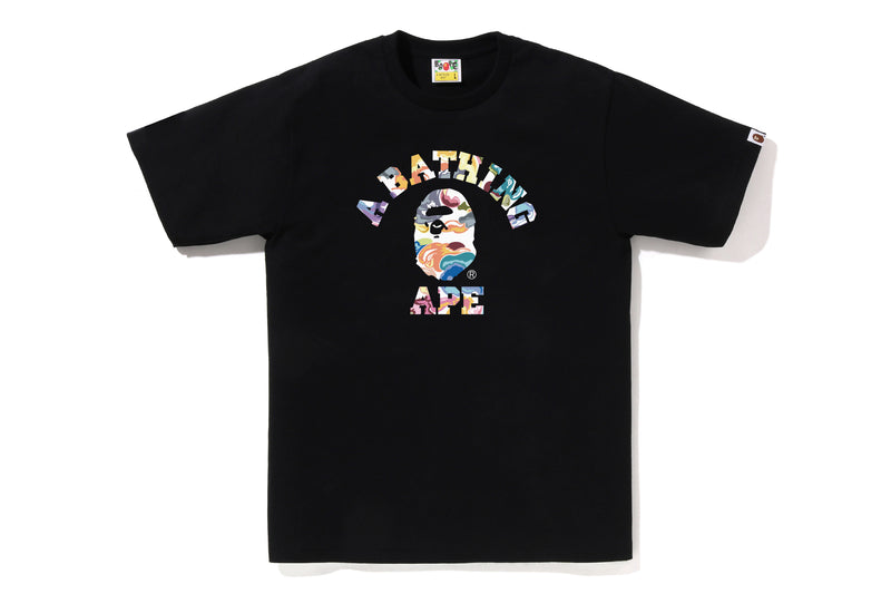 ART CAMO COLLEGE TEE