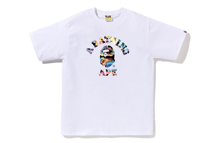 ART CAMO COLLEGE TEE