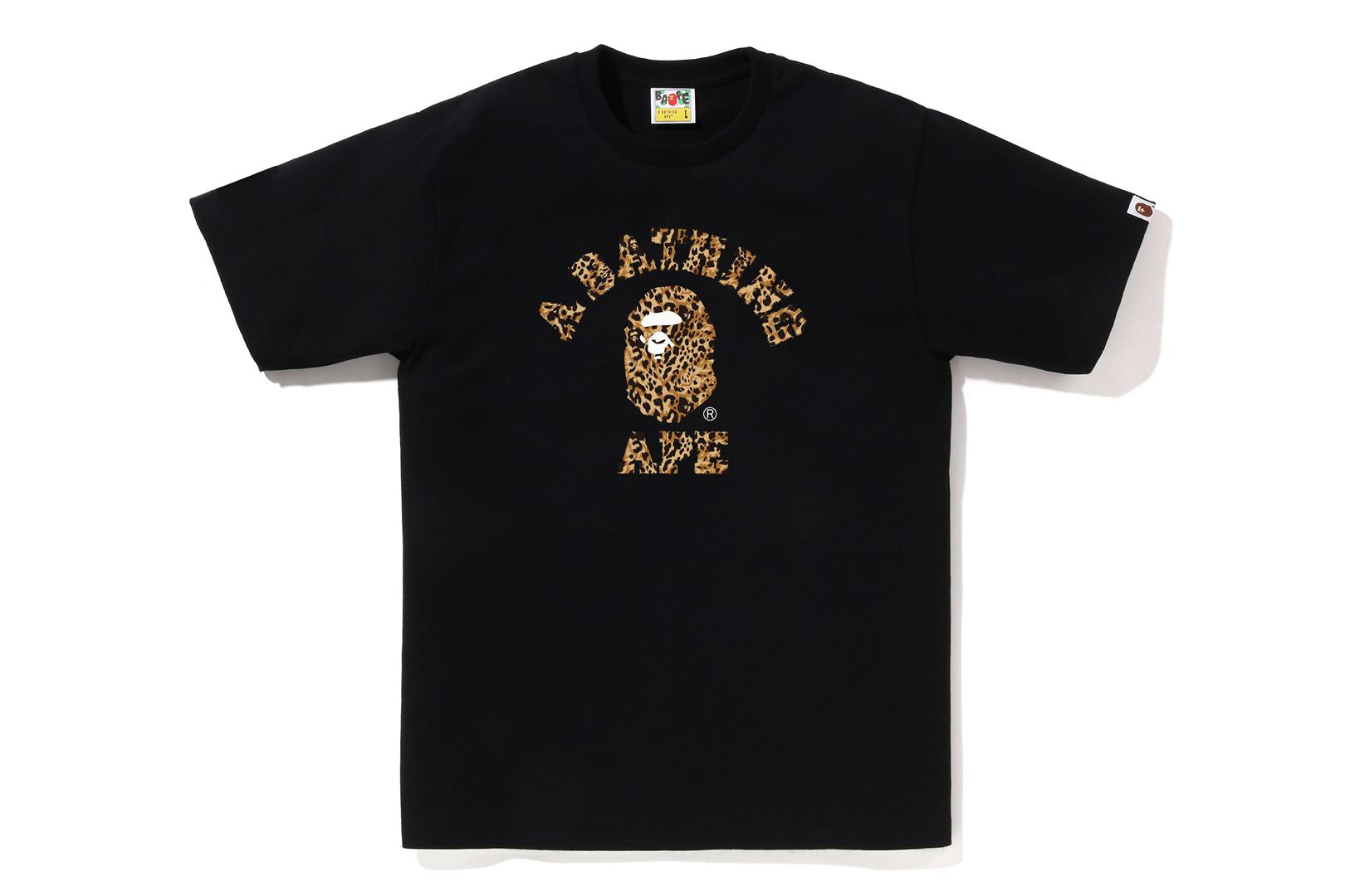 A BATHING APE® Wild Leopard Pattern College Tee | Bape official