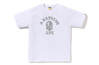 WILD LEOPARD PATTERN COLLEGE TEE