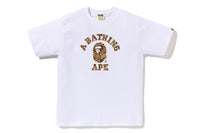 WILD LEOPARD PATTERN COLLEGE TEE