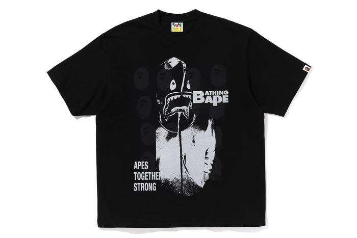 SPRAY PRINT MULTI LOGO RELAXED FIT TEE