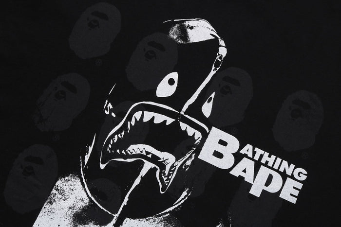 SPRAY PRINT MULTI LOGO RELAXED FIT TEE