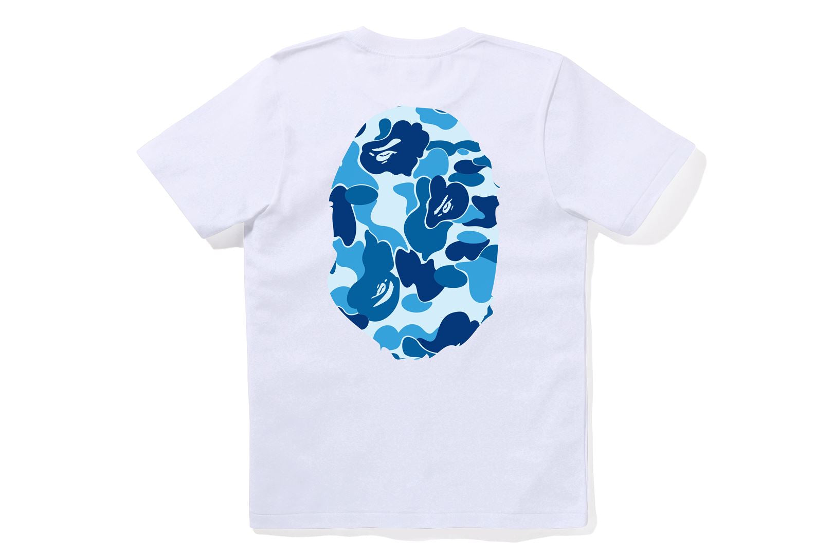 セット。A BATHING APE BAPE BLUE CAMO HEAD A BATHING APE® Abc Camo Big Ape Head Tee | Bape official website