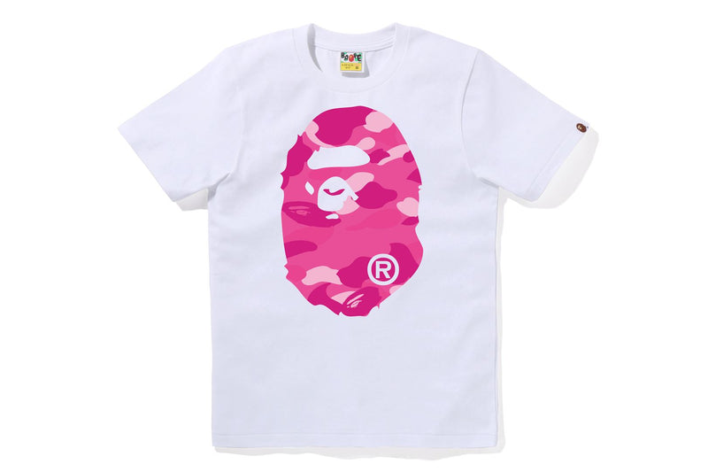 COLOR CAMO BIG APE HEAD TEE LADIES