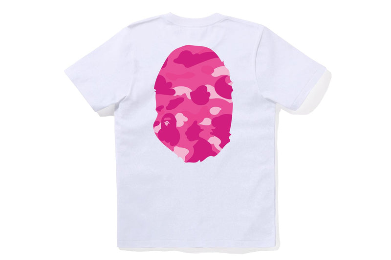 COLOR CAMO BIG APE HEAD TEE LADIES