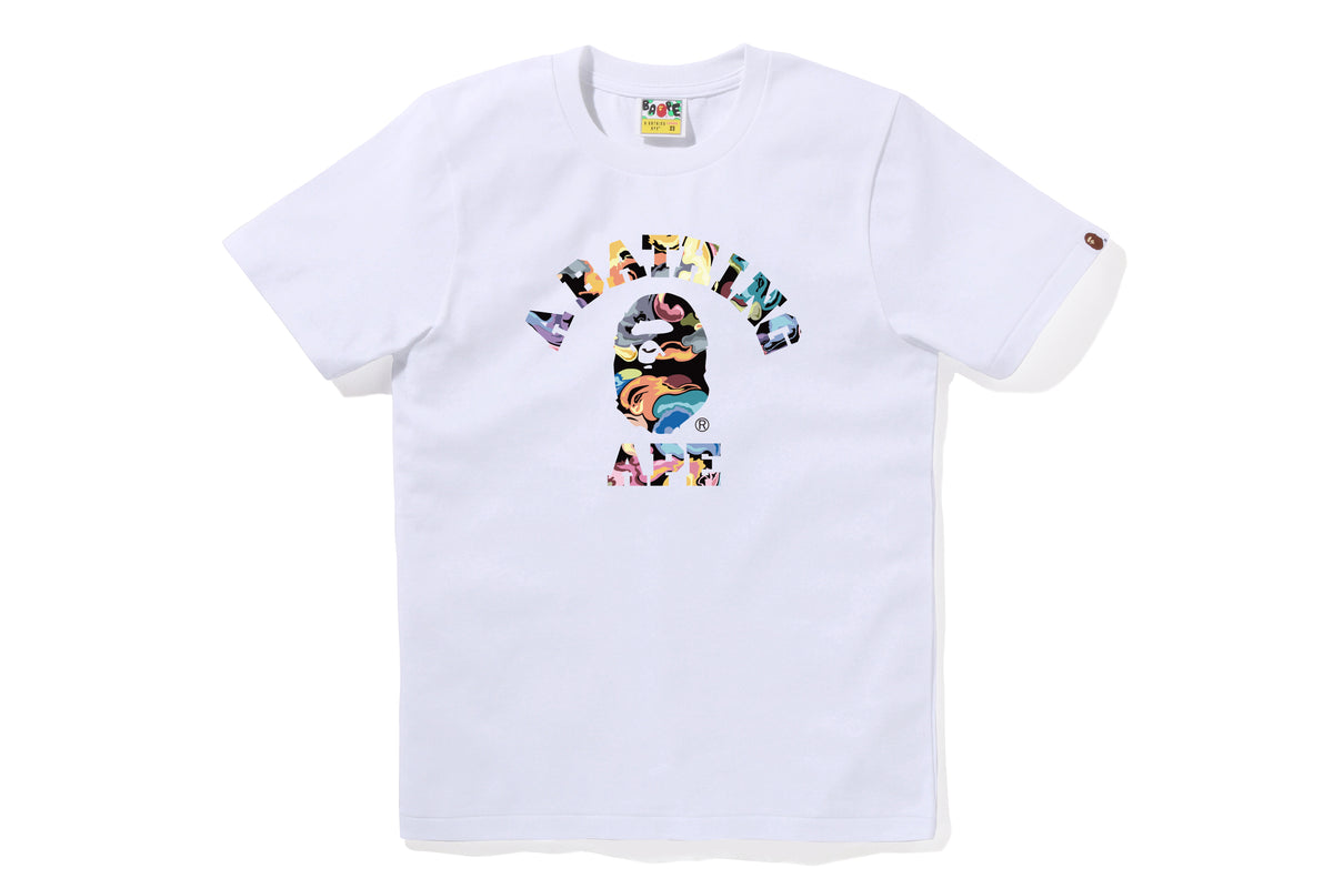 ART CAMO COLLEGE TEE LADIES