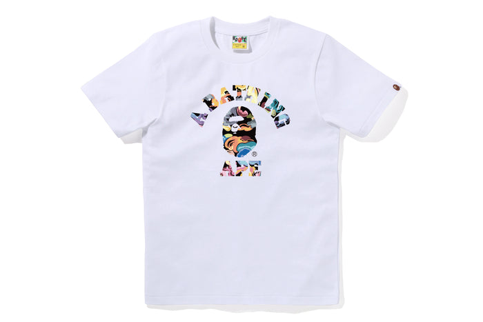 ART CAMO COLLEGE TEE LADIES