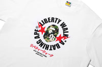 BAPE X LIBERTY WALK ABC CAMO APE HEAD RELAXED FIT TEE