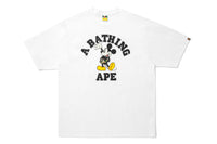 BAPE X DISNEY MICKEY MOUSE COLLEGE RELAXED FIT TEE