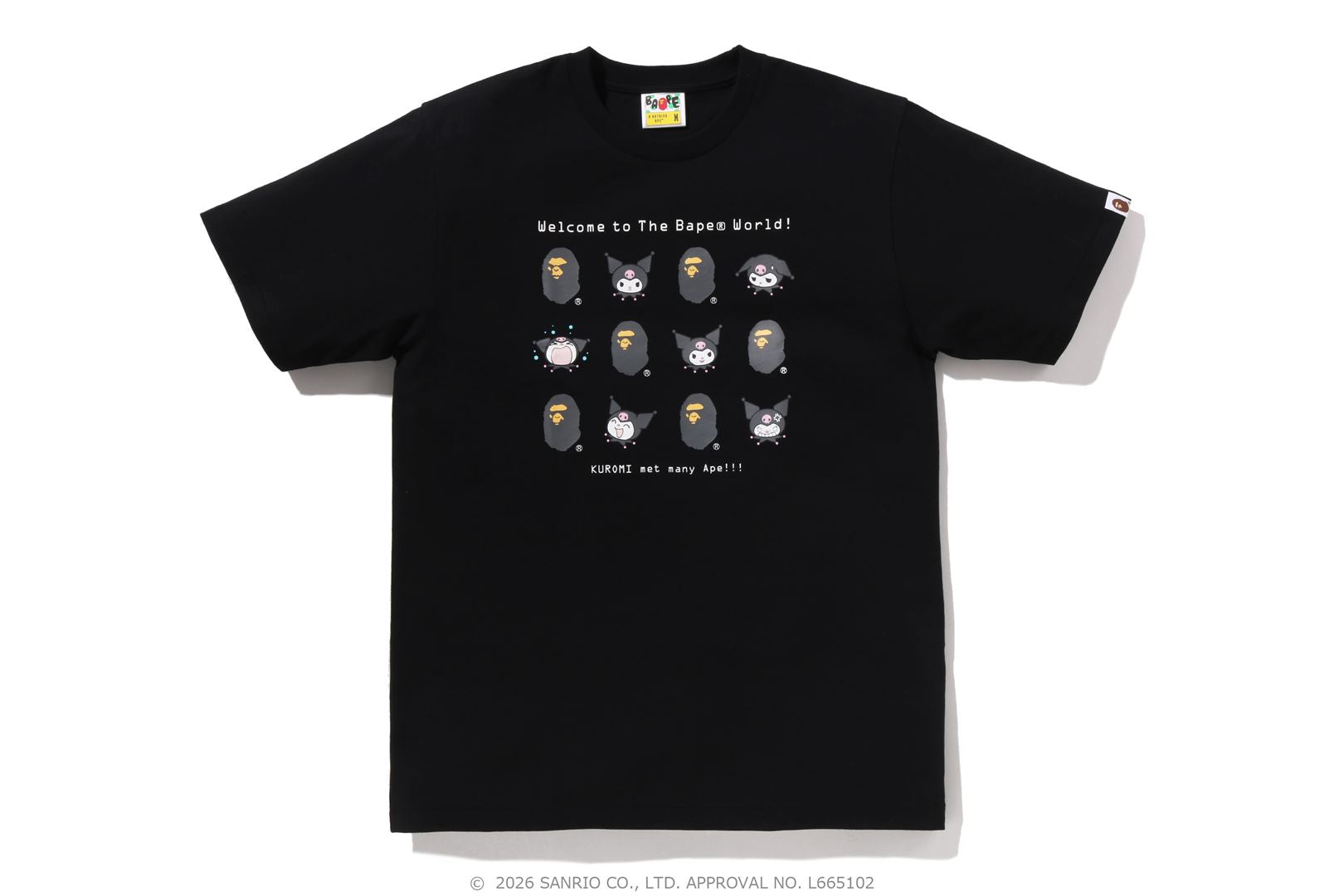 A BATHING APE® BAPE X Kuromi Tee | Bape official website – uk.bape.com