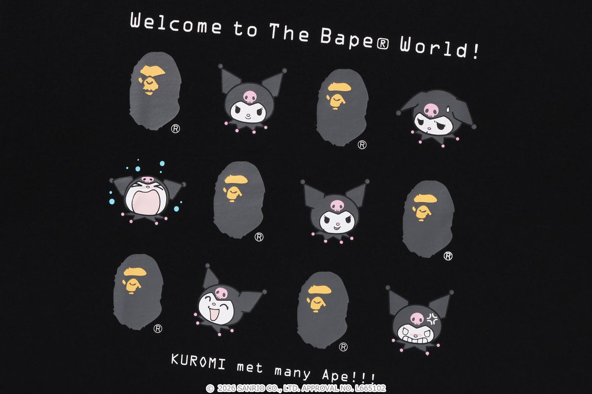 BAPE X KUROMI TEE LADIES