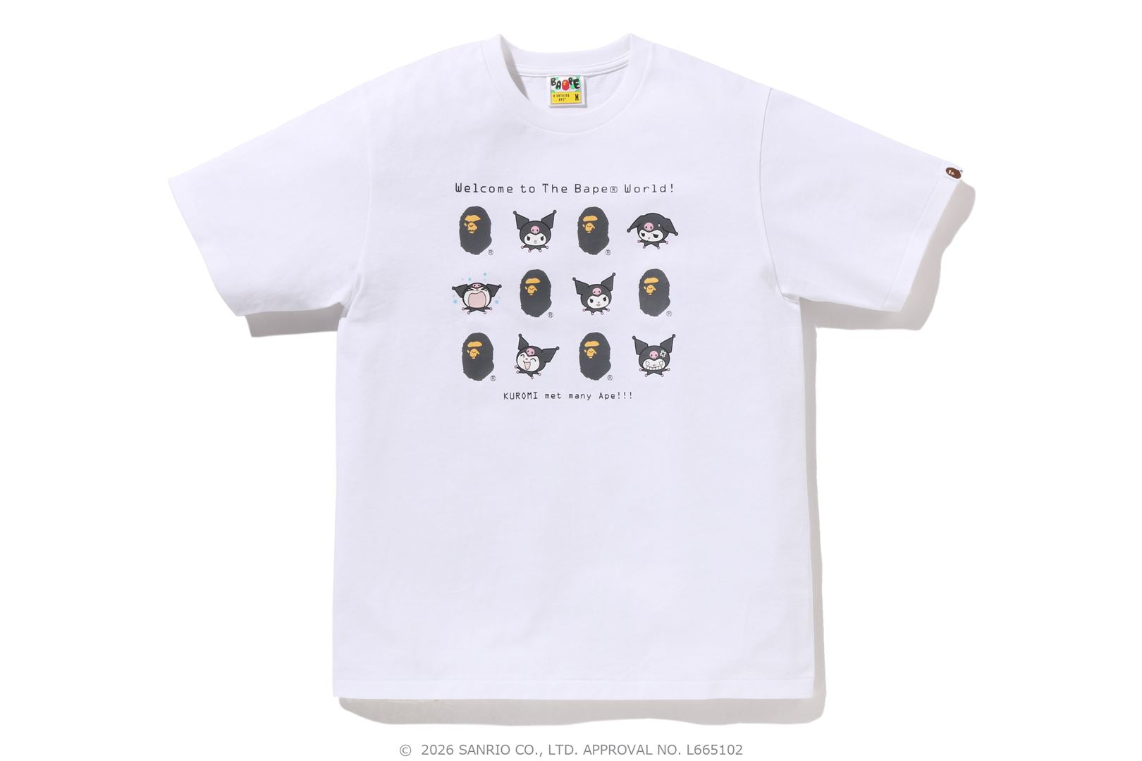 A BATHING APE® BAPE X Kuromi Tee | Bape official website – uk.bape.com