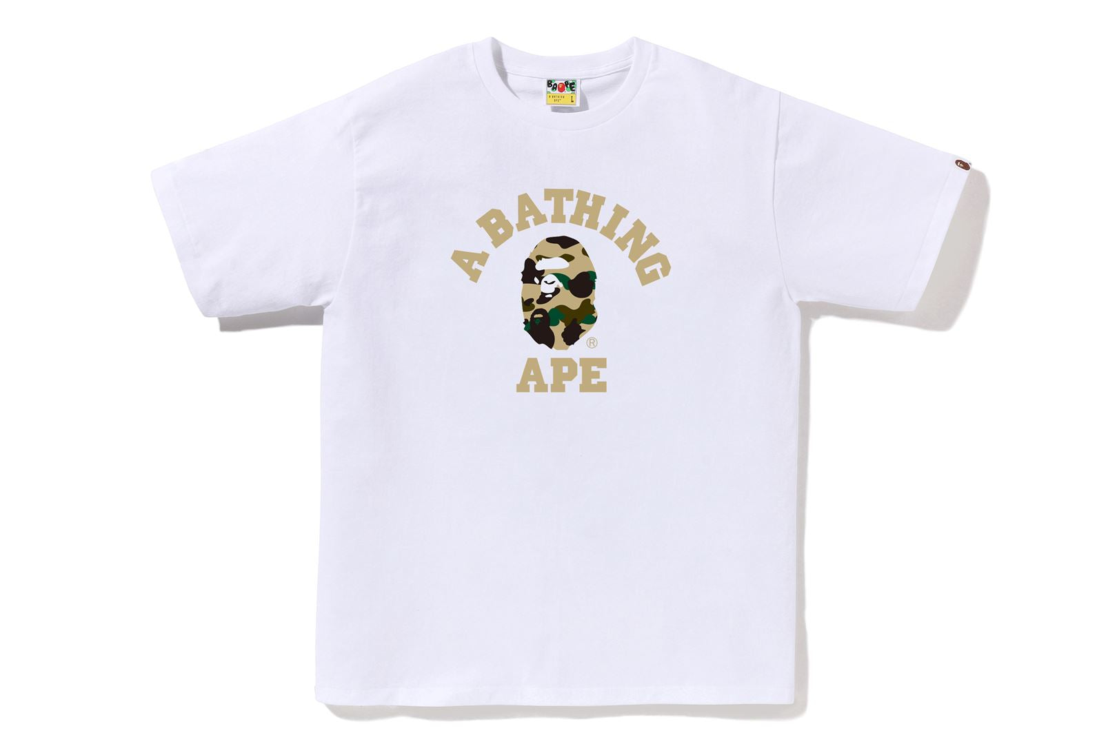 A BATHING APE® 1st Camo College Tee | Bape official website – uk