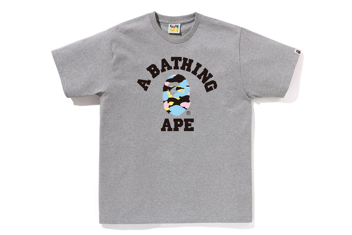 NEW MULTI CAMO COLLEGE TEE