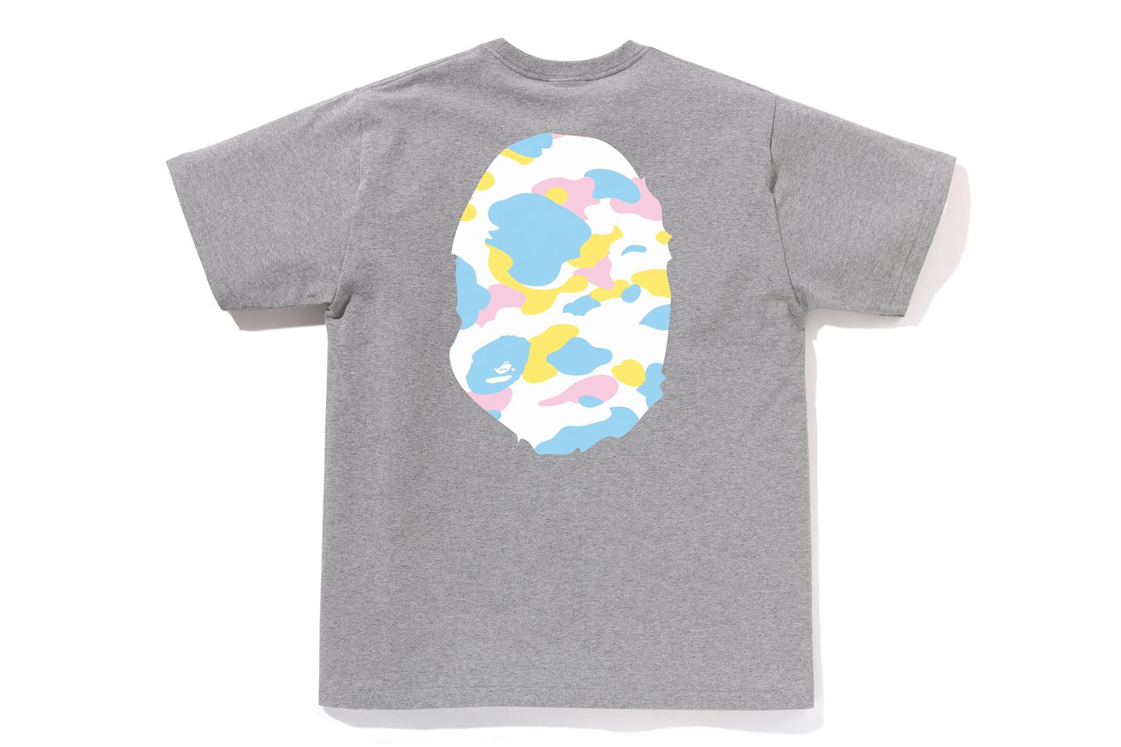 A BATHING APE® New Multi Camo Big Ape Head Tee | Bape official