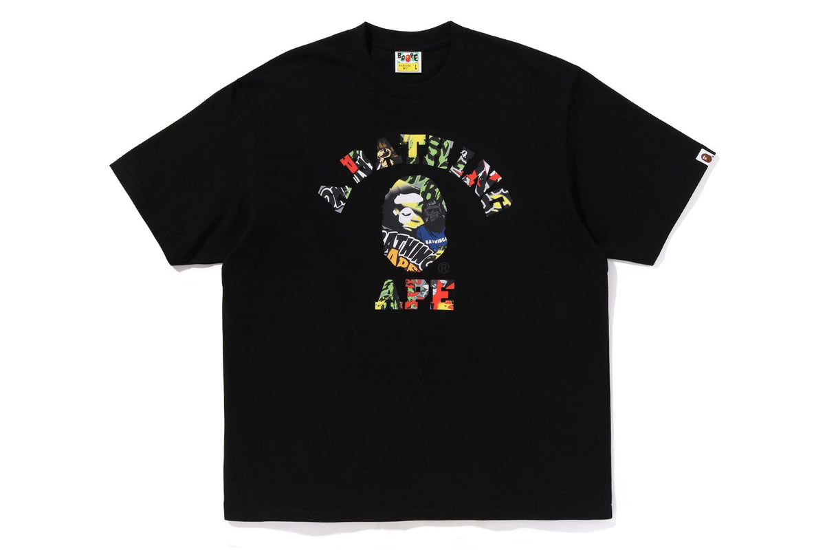 MULTI LOGO COLLEGE RELAXED FIT TEE