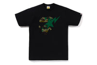 1ST CAMO APE FACE ON BAPESTA TEE