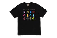 BAPE WORLD MULTI LOGO TEE