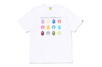 BAPE WORLD MULTI LOGO TEE