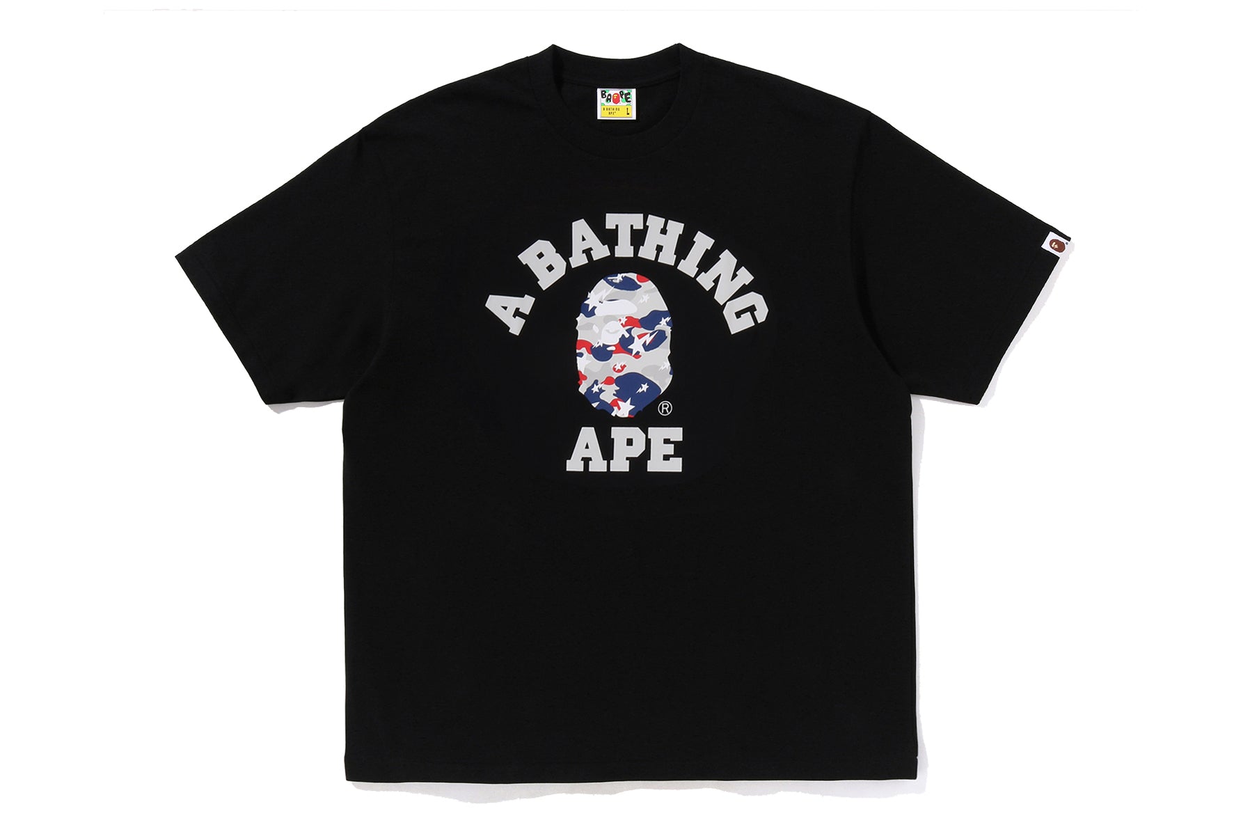 トップス BAPE APEE CAMO PRINTED TEE S A BATHING APE® STA Strike Camo College Relaxed Fit Tee | Bape