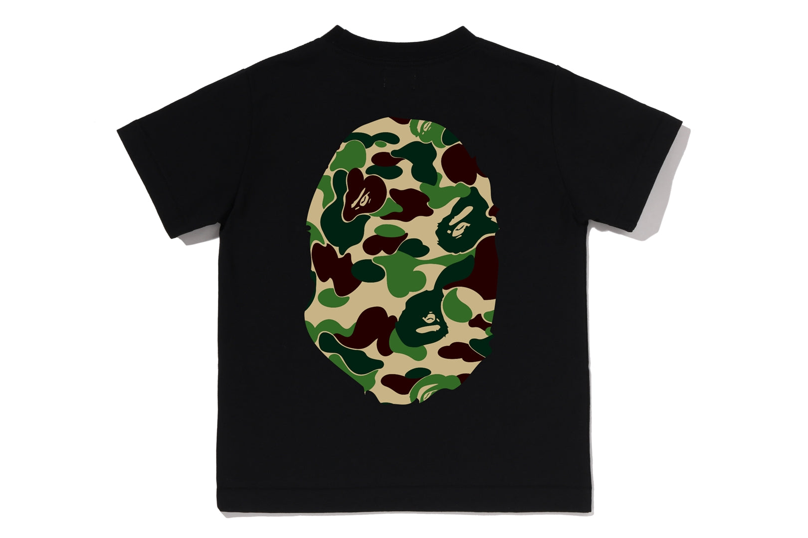 A BATHING APE® Kids ABC Camo Big Ape Head Tee | Bape official