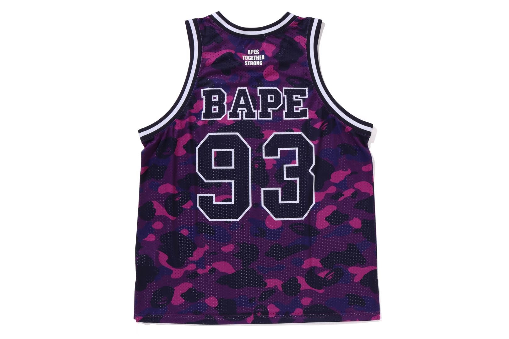 A BATHING APE® Color Camo Basketball Tank Top | Bape official