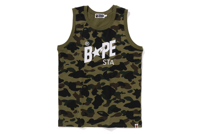 1ST CAMO BAPE STA TANK TOP