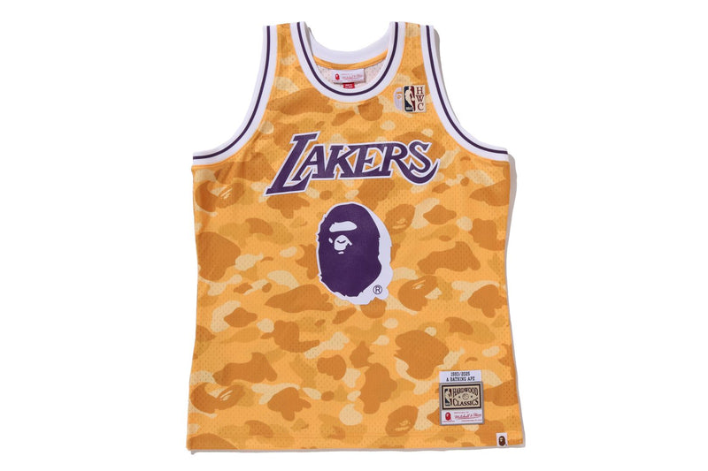 BAPE X M&N NBA - LOS ANGELES LAKERS SWINGMAN JERSEY