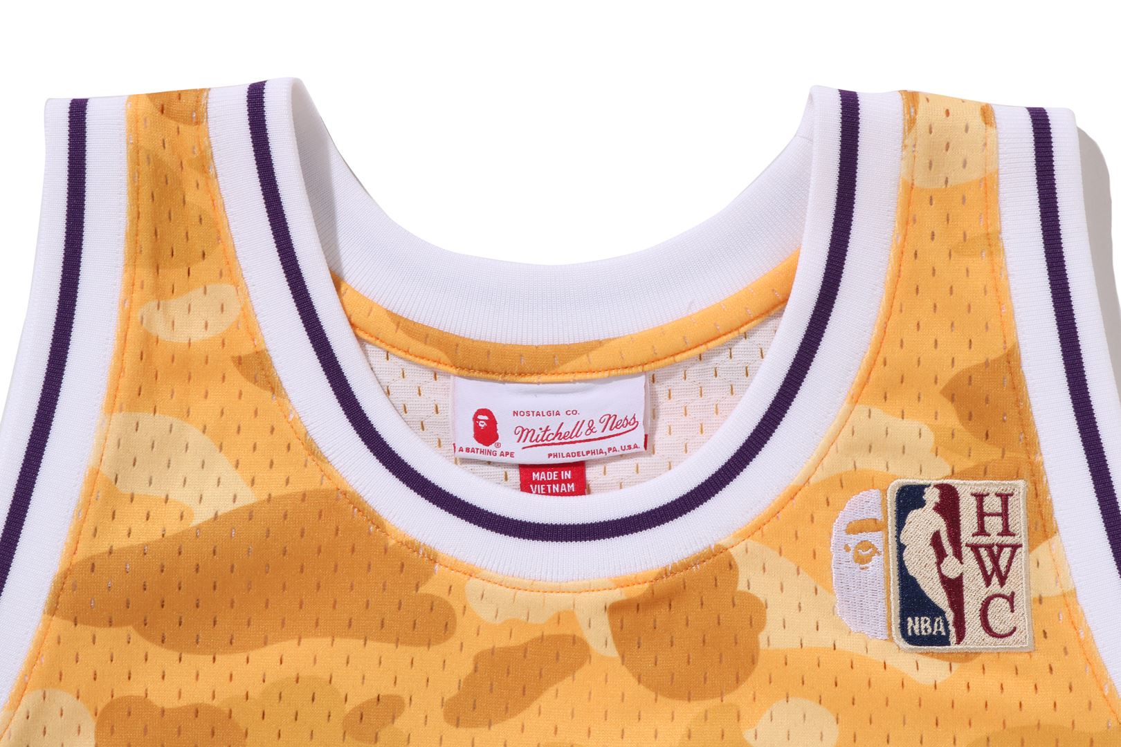 A BATHING APE® BAPE X M&N NBA - Los Angeles Lakers Swingman Jersey