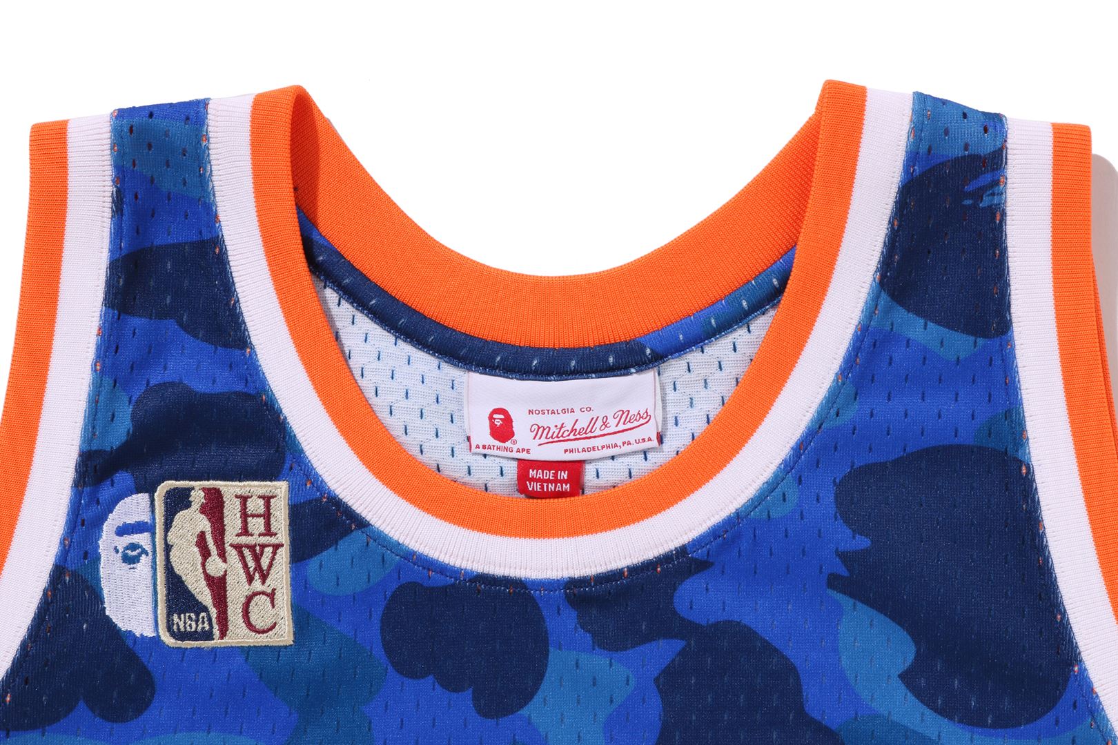 A BATHING APE® BAPE X M&N NBA - New York Knicks Swingman Jersey