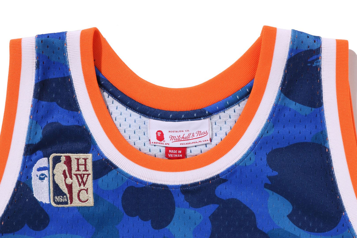 BAPE X M&N NBA - NEW YORK KNICKS SWINGMAN JERSEY