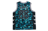 COLOR CAMO MESH MULTI LOGO RELAXED FIT TANK TOP