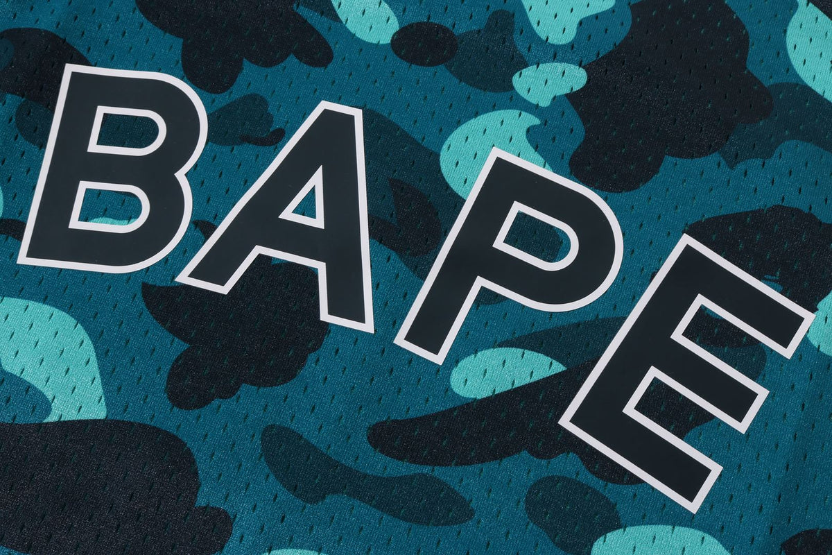 COLOR CAMO MESH MULTI LOGO RELAXED FIT TANK TOP