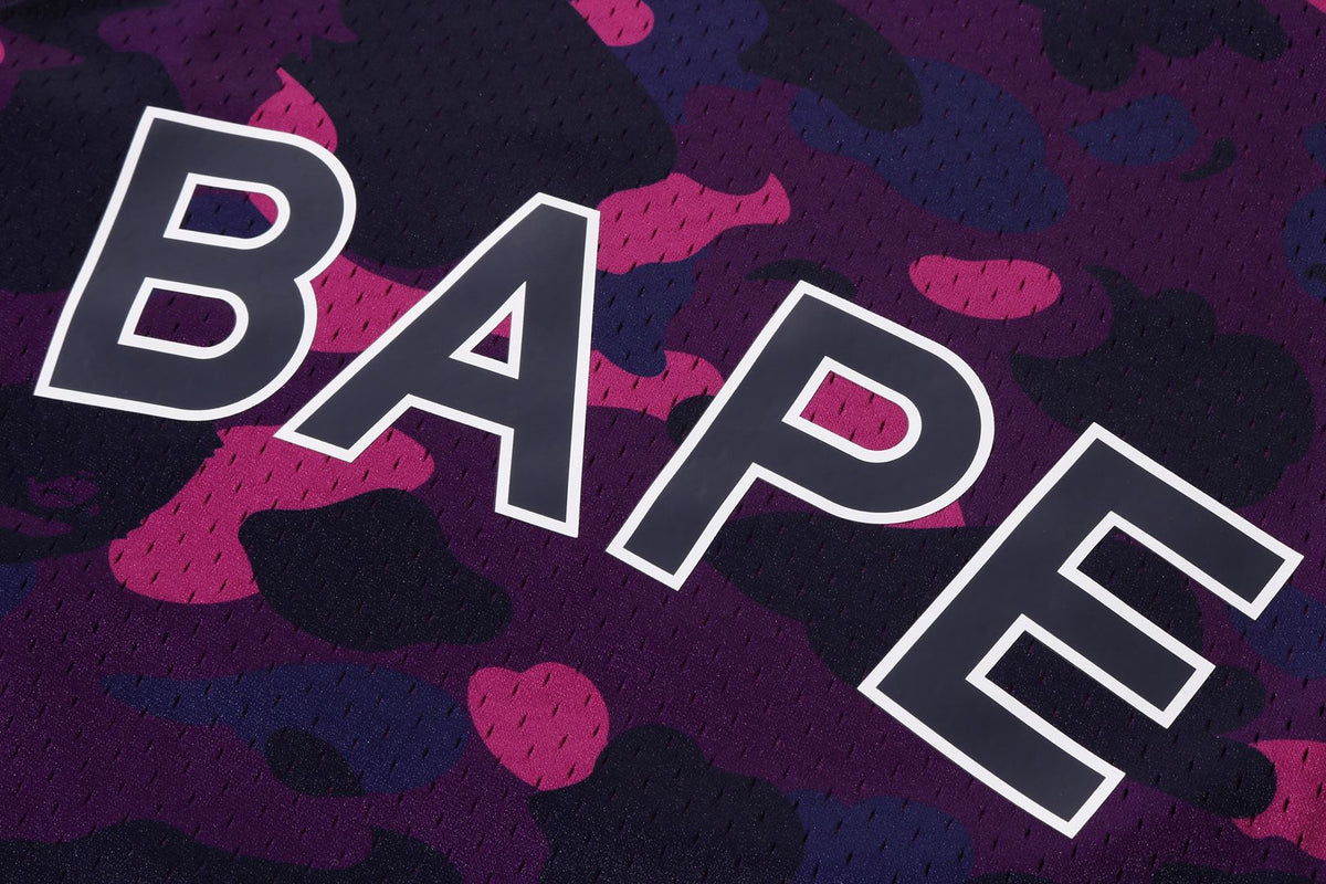 COLOR CAMO MESH MULTI LOGO RELAXED FIT TANK TOP