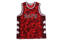 COLOR CAMO MESH MULTI LOGO RELAXED FIT TANK TOP