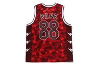 COLOR CAMO MESH MULTI LOGO RELAXED FIT TANK TOP