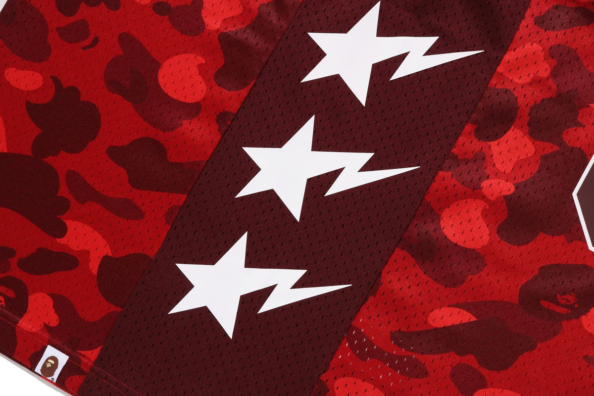 COLOR CAMO MESH MULTI LOGO RELAXED FIT TANK TOP