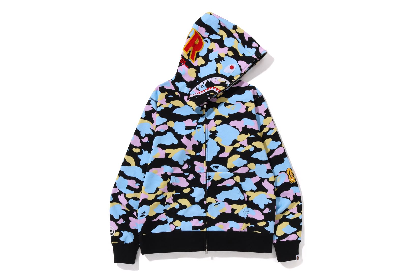 Multicolor store bape hoodie