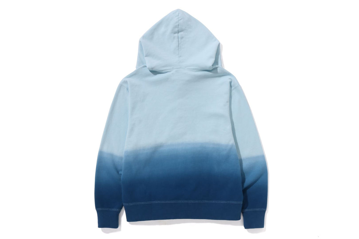 COLLEGE GRADATION RELAXED FIT FULL ZIP HOODIE