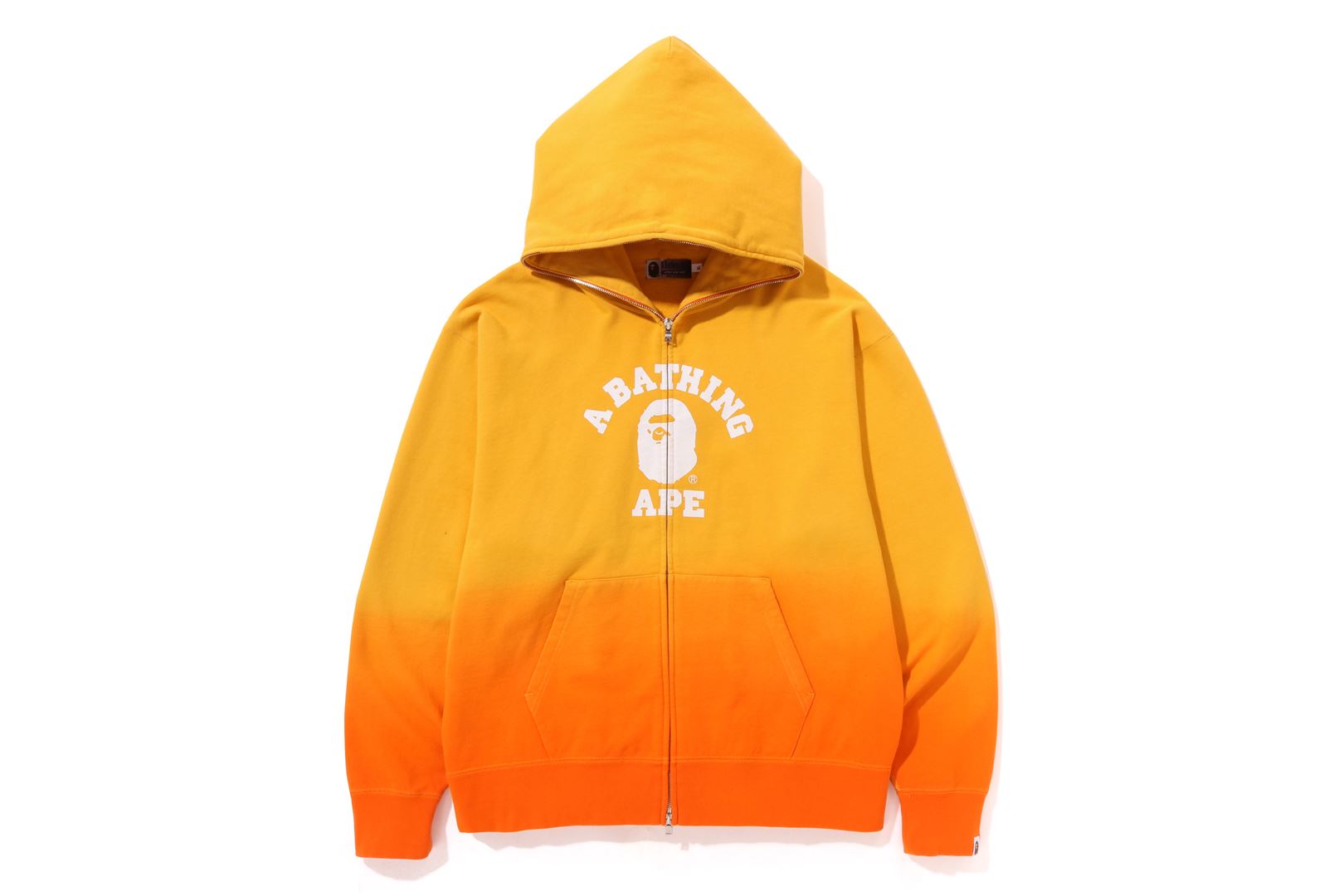 Bathing ape 2025 yellow hoodie