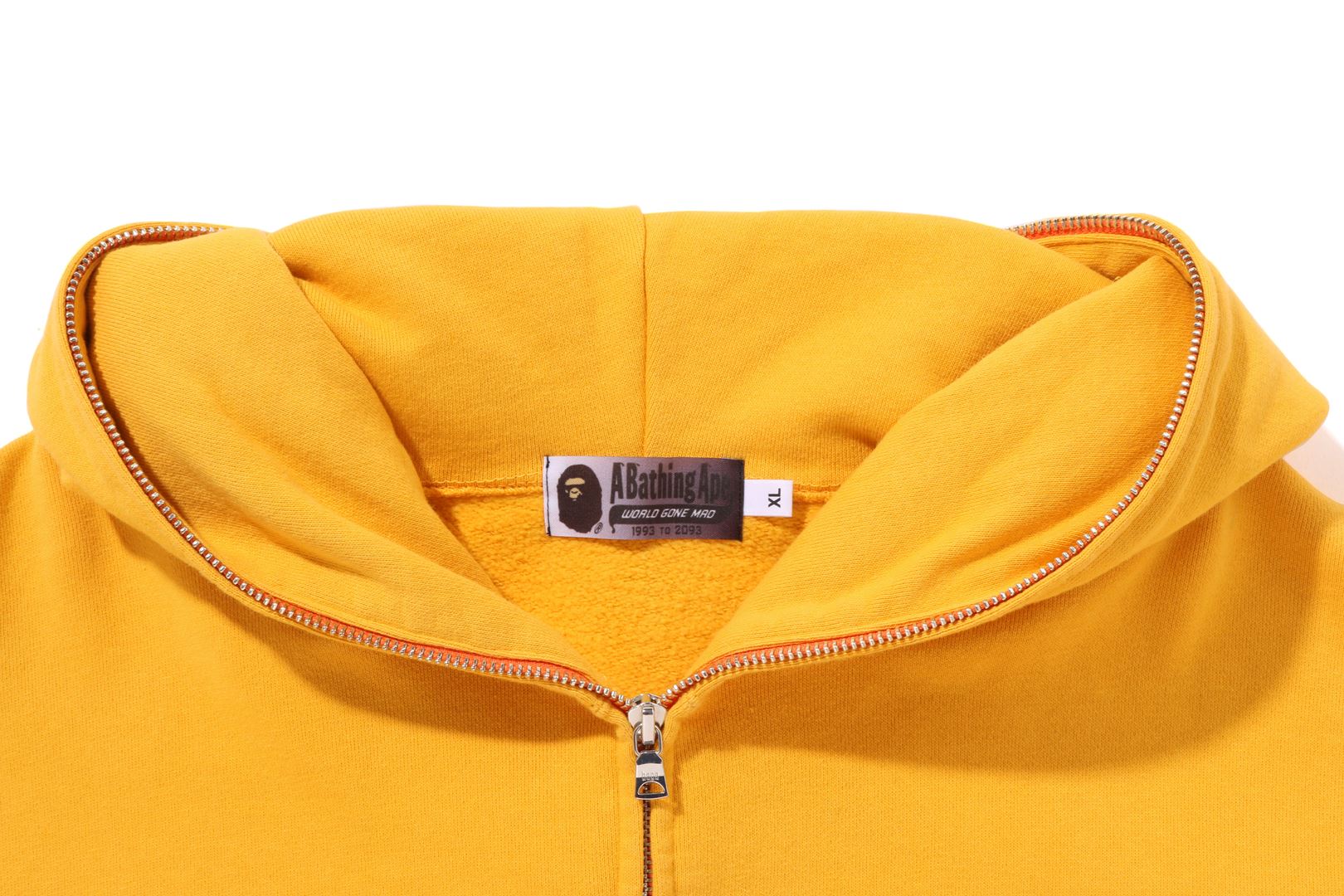 COLLEGE GRADATION RELAXED FIT FULL ZIP HOODIE – uk.bape.com