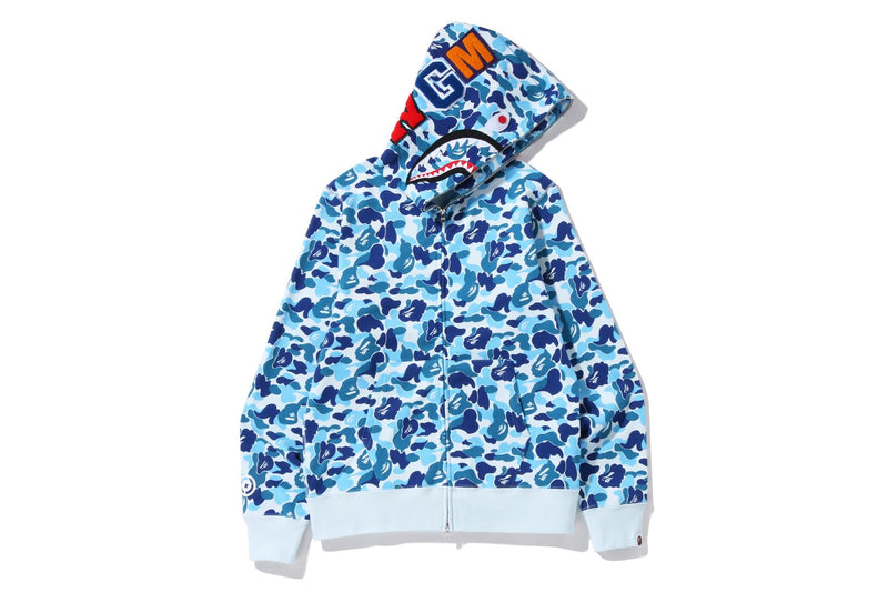 ABC CAMO SHARK FULL ZIP HOODIE MENS