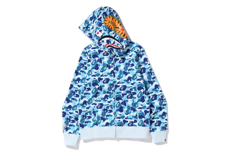 ABC CAMO SHARK FULL ZIP HOODIE MENS