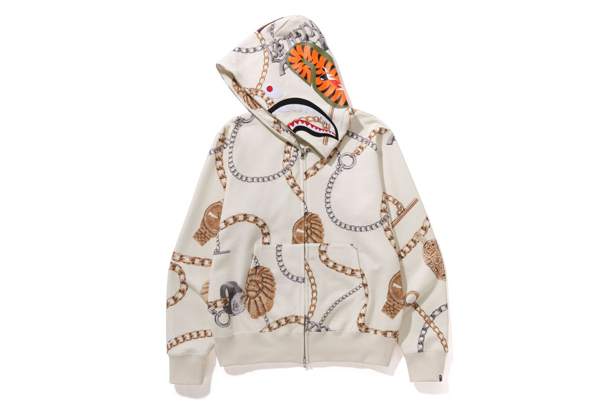 BAPE JEWELS SHARK FULL ZIP HOODIE