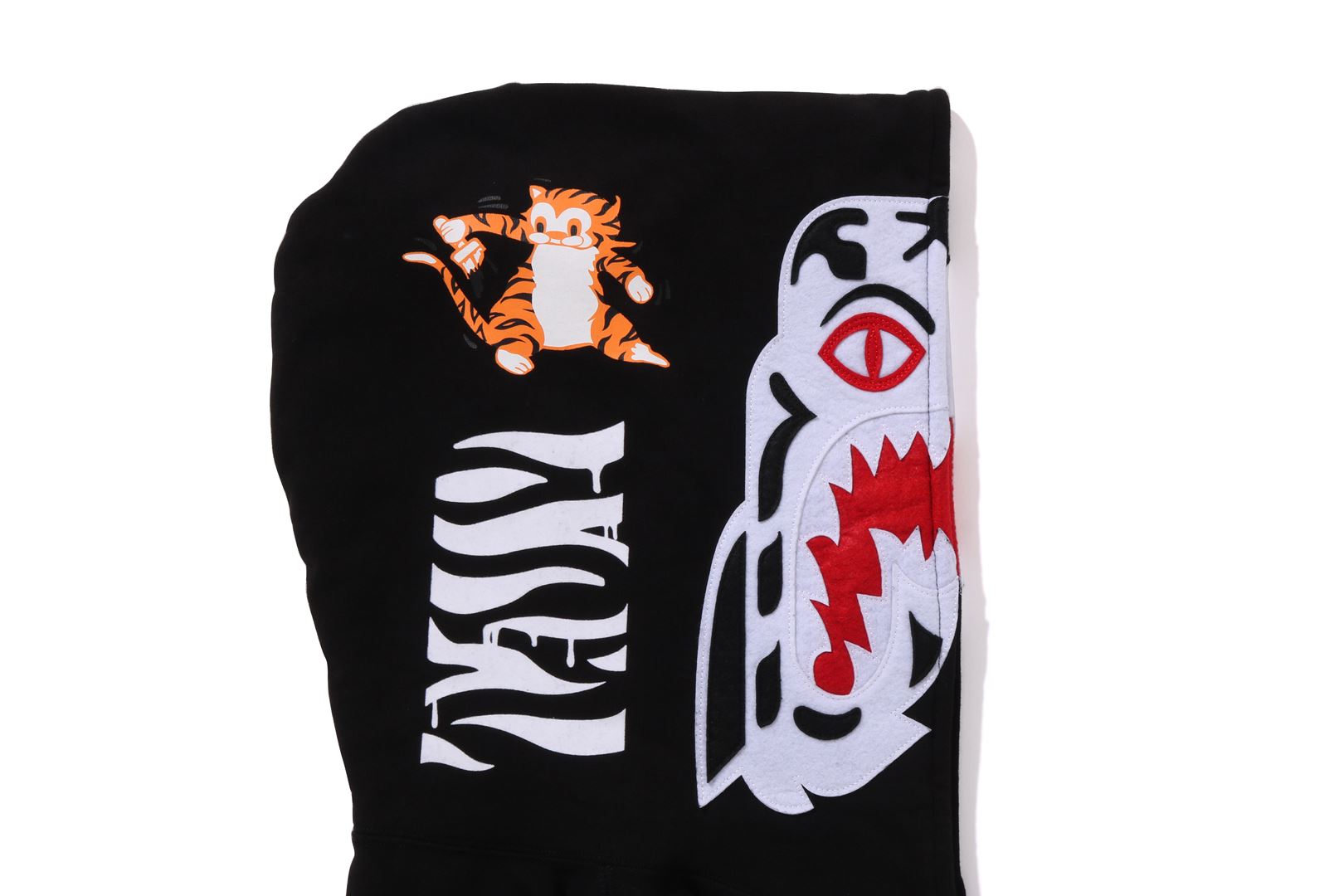 Bape black clearance tiger hoodie