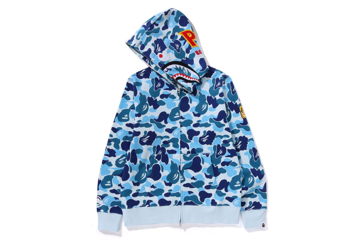 ABC CAMO SHARK FULL ZIP HOODIE - Main Image