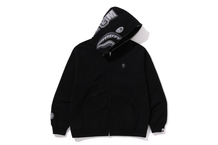 APE HEAD ONE POINT SHARK ZIP HOODIE MENS